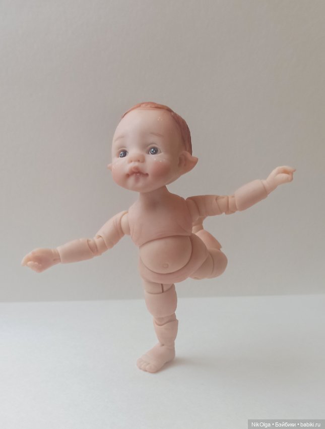 Процессы, собираю эльфа — Авторские шарнирные куклы своими руками: лепка (фото 6)