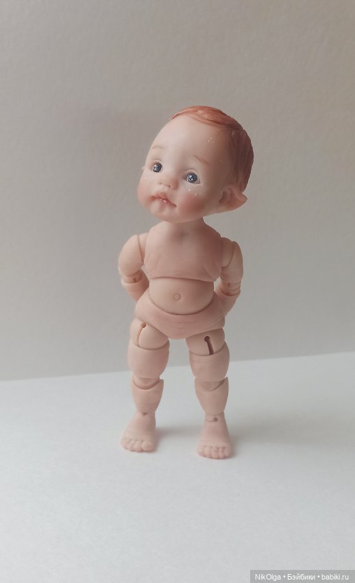 Процессы, собираю эльфа — Авторские шарнирные куклы своими руками: лепка (фото 4)