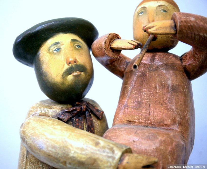 "Поэт и муза" на выставке "Куклы с характером. Четвертая высота" (фото 2)