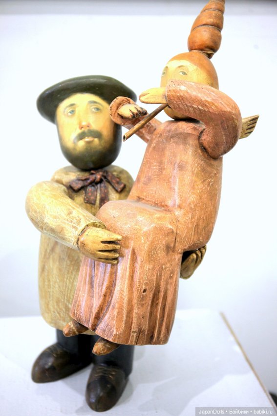 "Поэт и муза" на выставке "Куклы с характером. Четвертая высота"