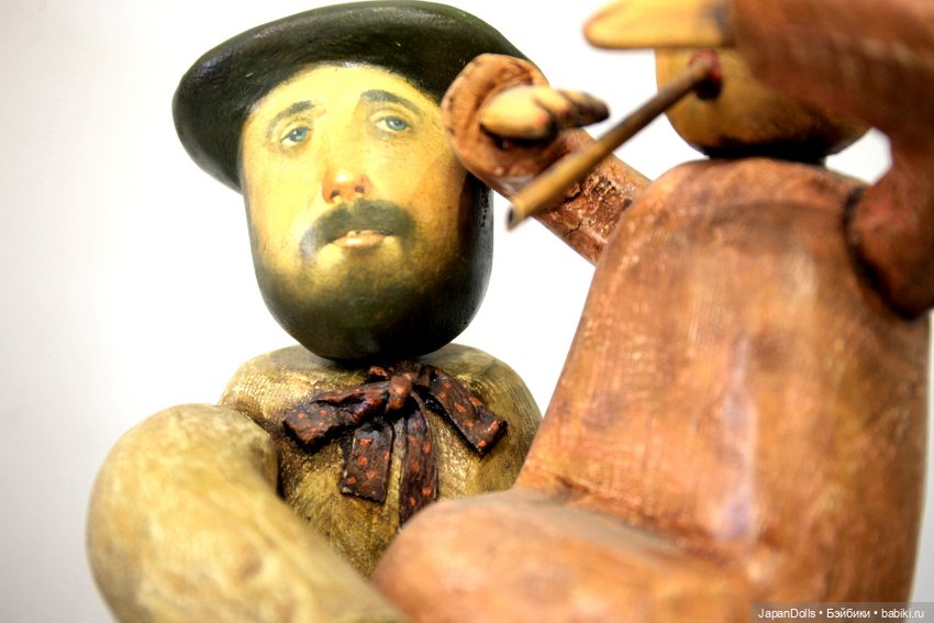 "Поэт и муза" на выставке "Куклы с характером. Четвертая высота" (фото 9)