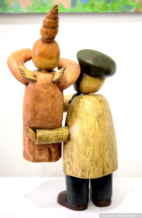 "Поэт и муза" на выставке "Куклы с характером. Четвертая высота"