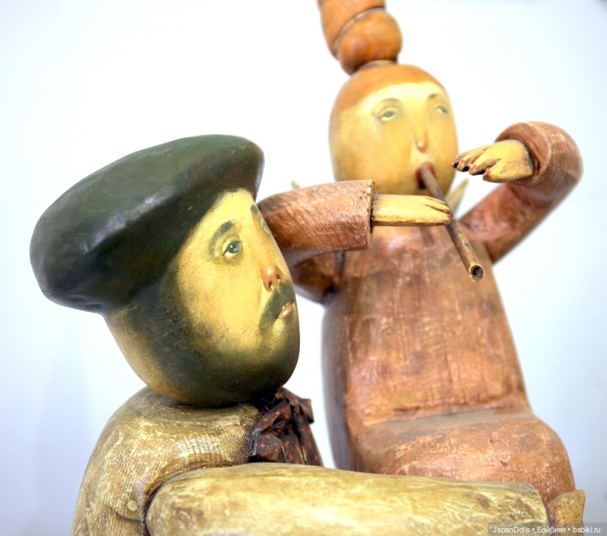 "Поэт и муза" на выставке "Куклы с характером. Четвертая высота" (фото 7)