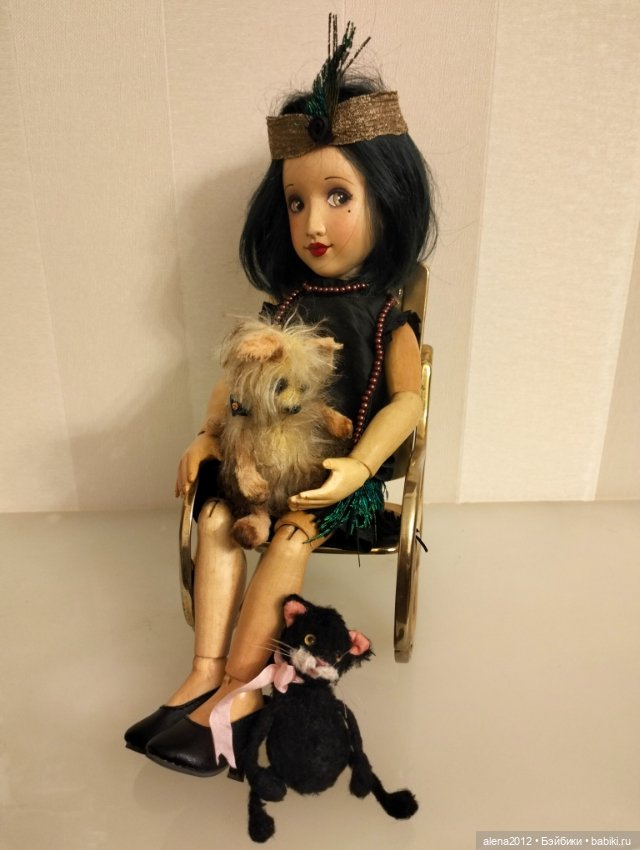 Кукла, похожая на Лайзу из дерева от Xenis Dolls (фото 8)