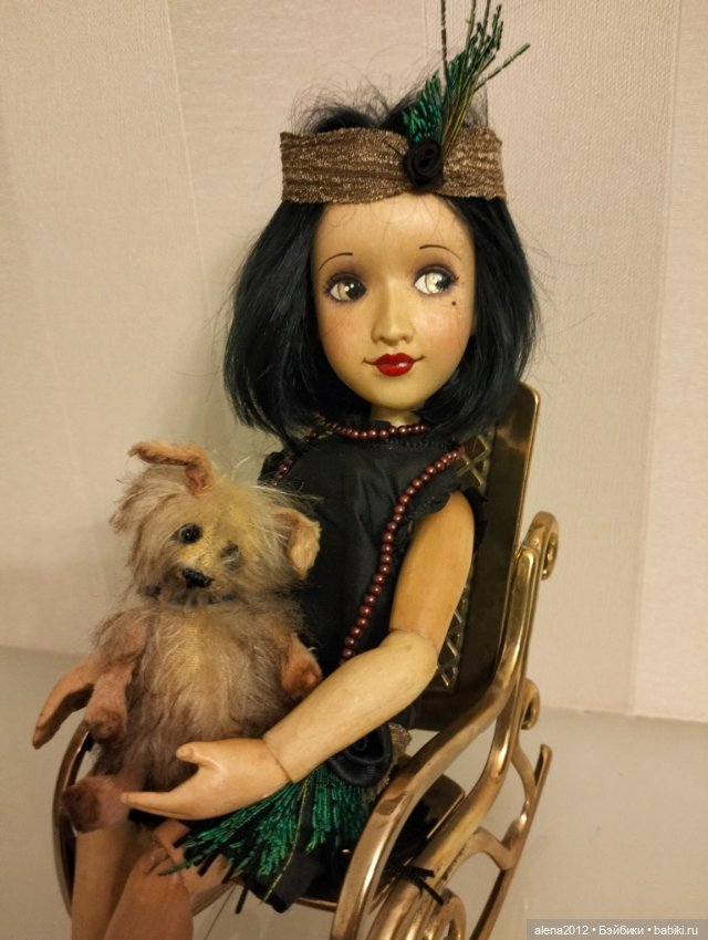 Кукла, похожая на Лайзу из дерева от Xenis Dolls