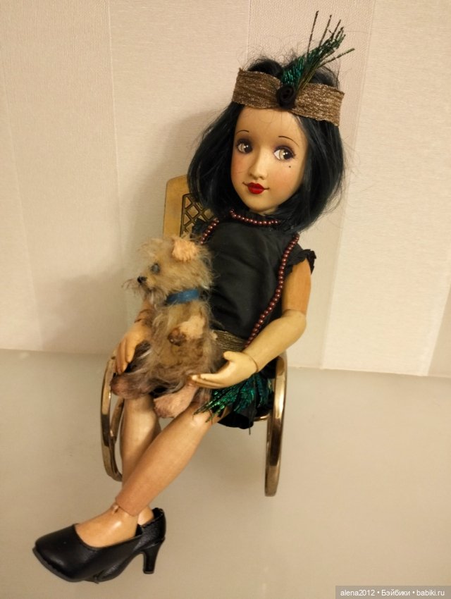 Кукла, похожая на Лайзу из дерева от Xenis Dolls