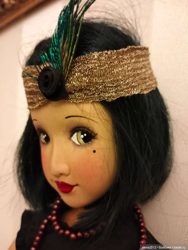 Кукла, похожая на Лайзу из дерева от Xenis Dolls