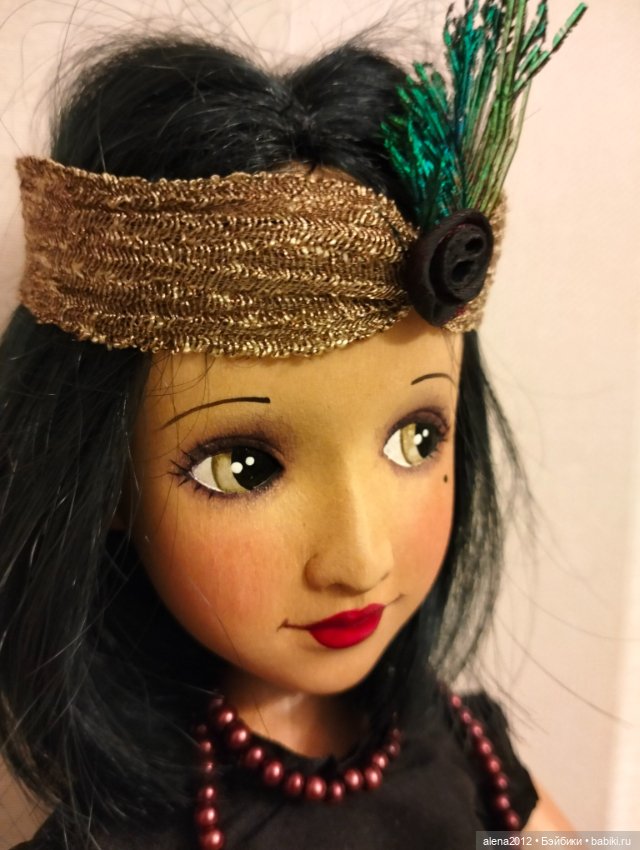 Кукла, похожая на Лайзу из дерева от Xenis Dolls