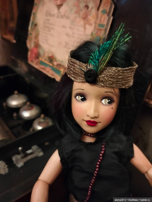 Кукла, похожая на Лайзу из дерева от Xenis Dolls