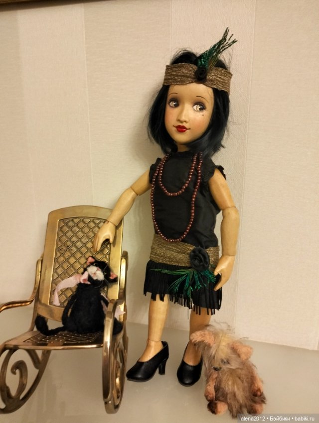 Кукла, похожая на Лайзу из дерева от Xenis Dolls