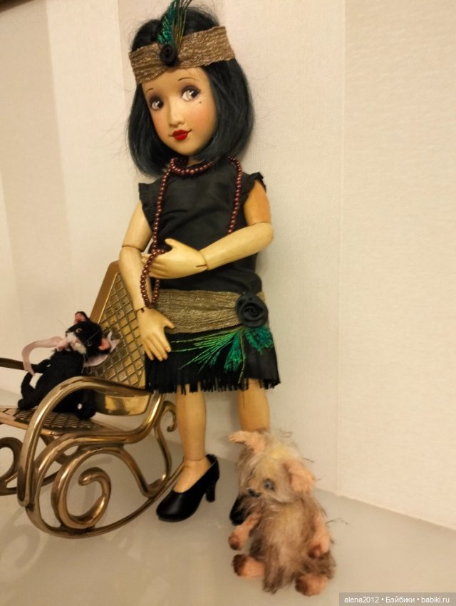 Кукла, похожая на Лайзу из дерева от Xenis Dolls