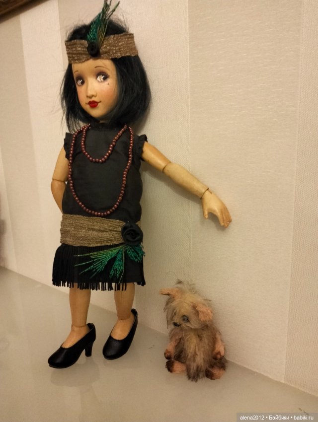 Кукла, похожая на Лайзу из дерева от Xenis Dolls