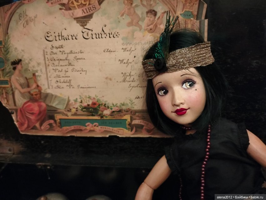 Кукла, похожая на Лайзу из дерева от Xenis Dolls