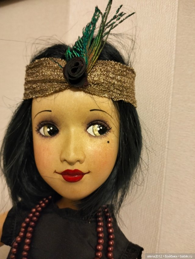 Кукла, похожая на Лайзу из дерева от Xenis Dolls