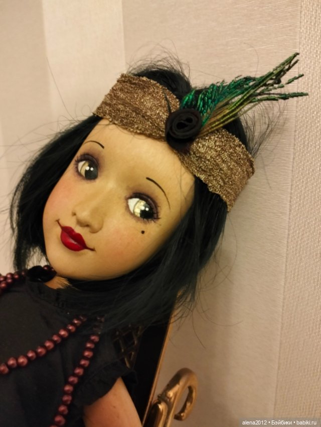 Кукла, похожая на Лайзу из дерева от Xenis Dolls