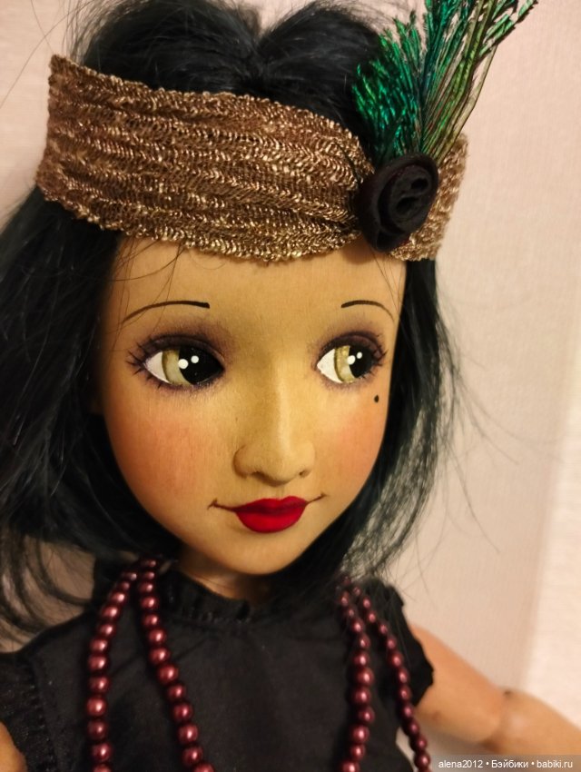 Кукла, похожая на Лайзу из дерева от Xenis Dolls