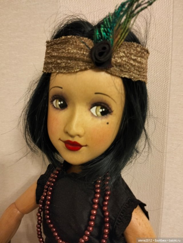 Кукла, похожая на Лайзу из дерева от Xenis Dolls