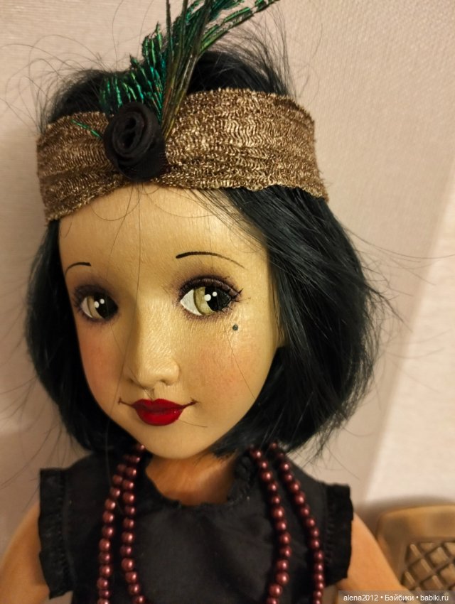 Кукла, похожая на Лайзу из дерева от Xenis Dolls