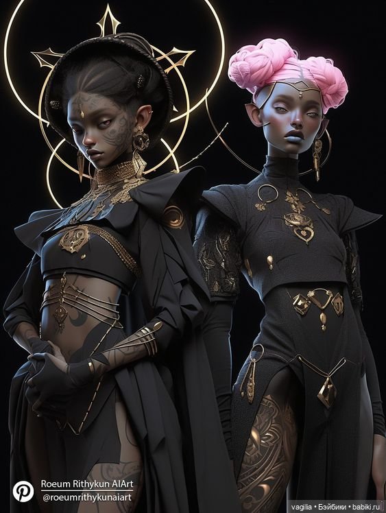 Что то инопланетное, космически красивые модели, явно других галактик (фото 5)