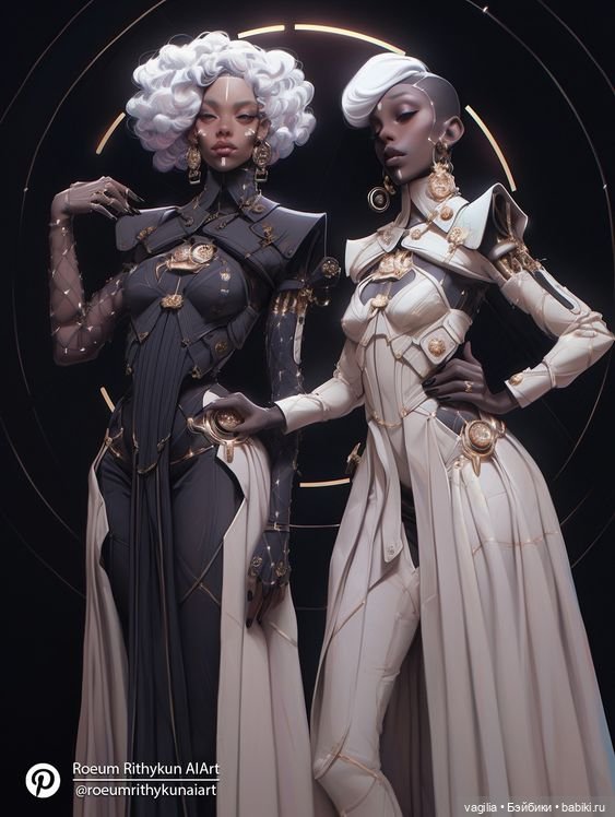 Что то инопланетное, космически красивые модели, явно других галактик