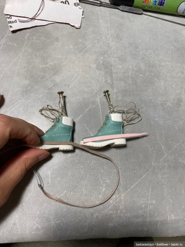 Обувные кукольные будни - немного процессов 2 (фото 8)