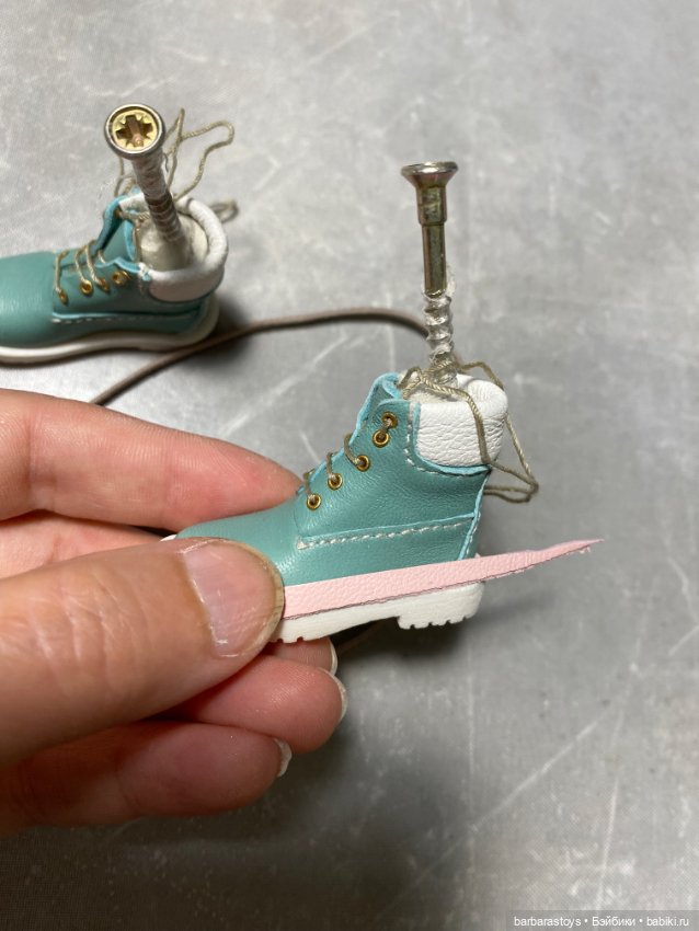 Обувные кукольные будни - немного процессов 2 (фото 7)