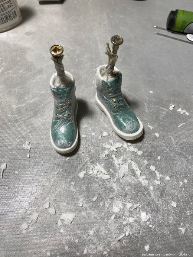 Обувные кукольные будни - немного процессов 2 (фото 5)