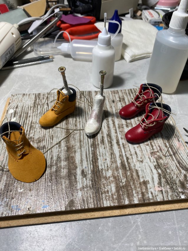 Обувные кукольные будни - немного процессов 2 (фото 2)