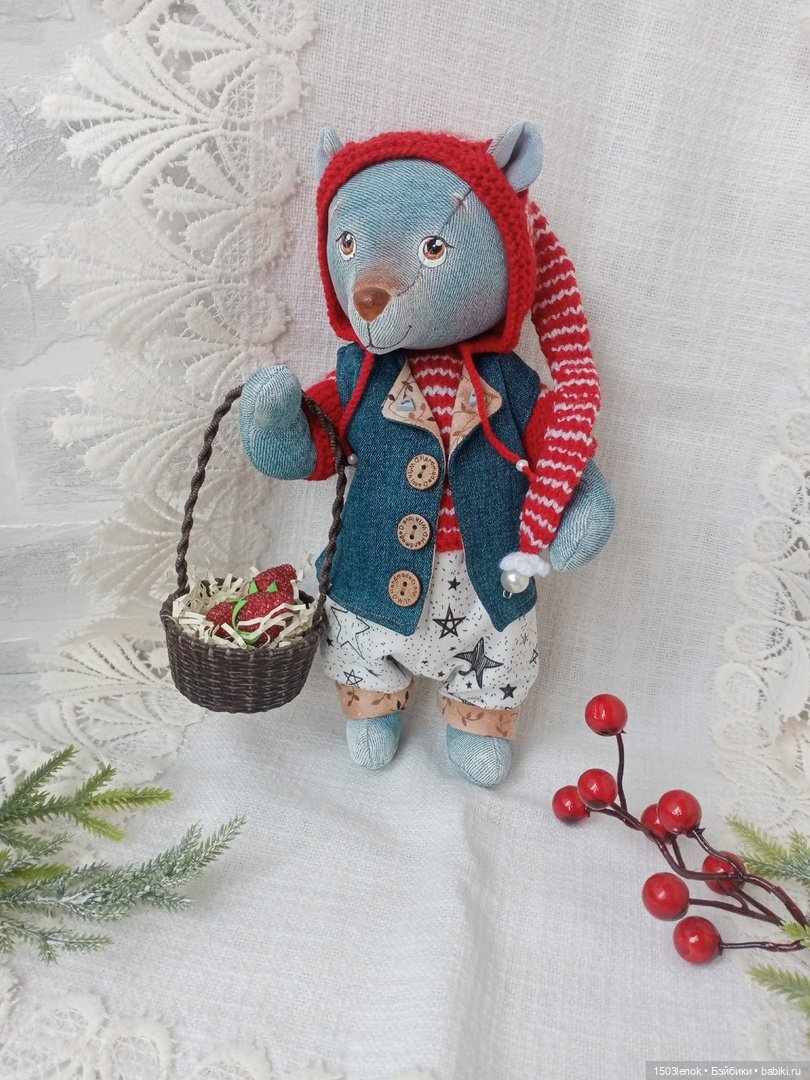 Себастьян — Авторские мишки Тедди и друзья: фото (фото 2)