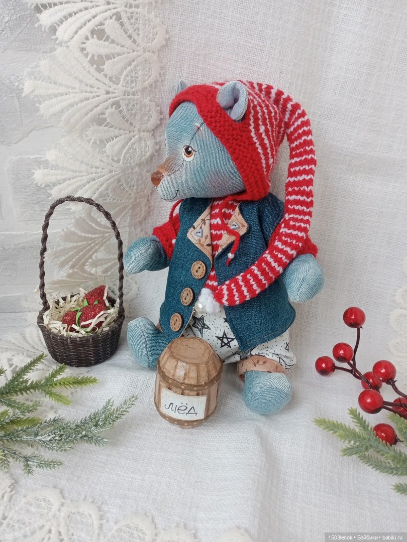 Себастьян — Авторские мишки Тедди и друзья: фото (фото 5)