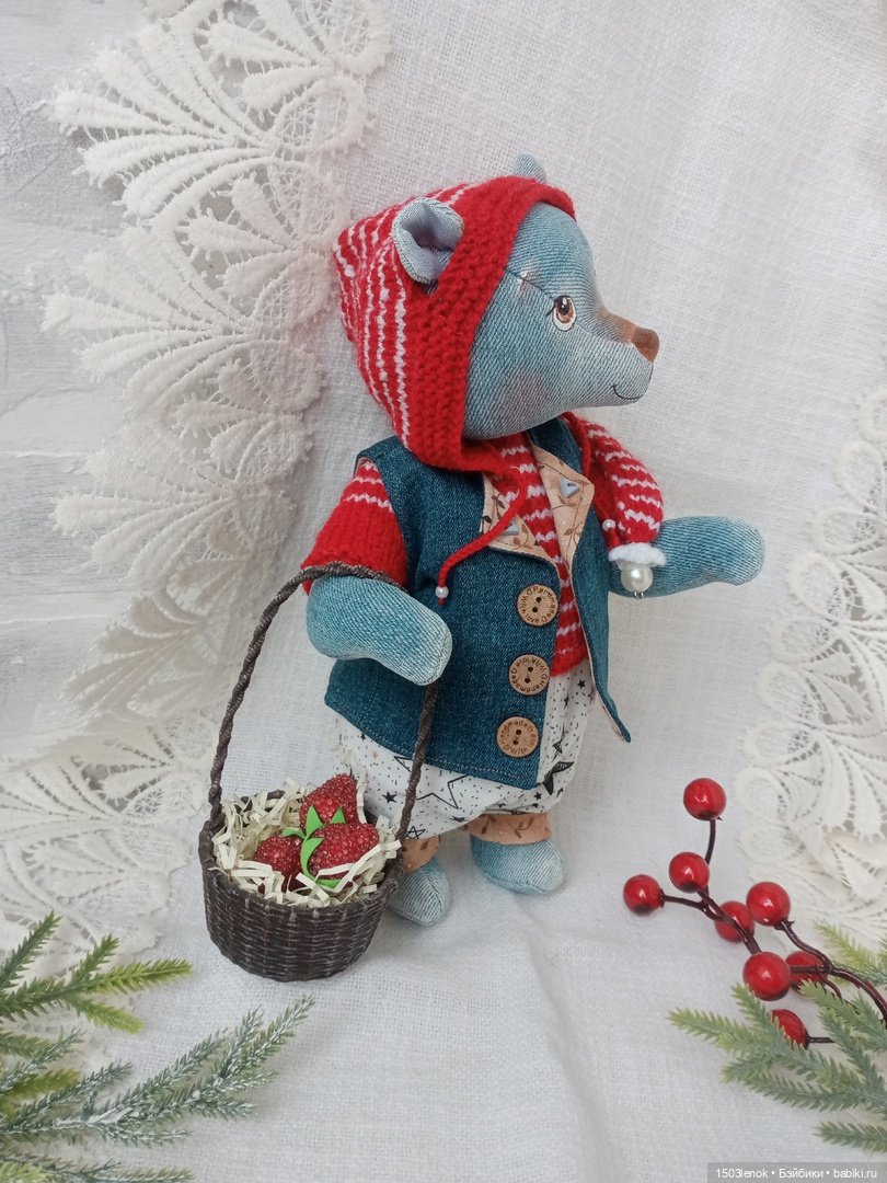 Себастьян — Авторские мишки Тедди и друзья: фото (фото 4)