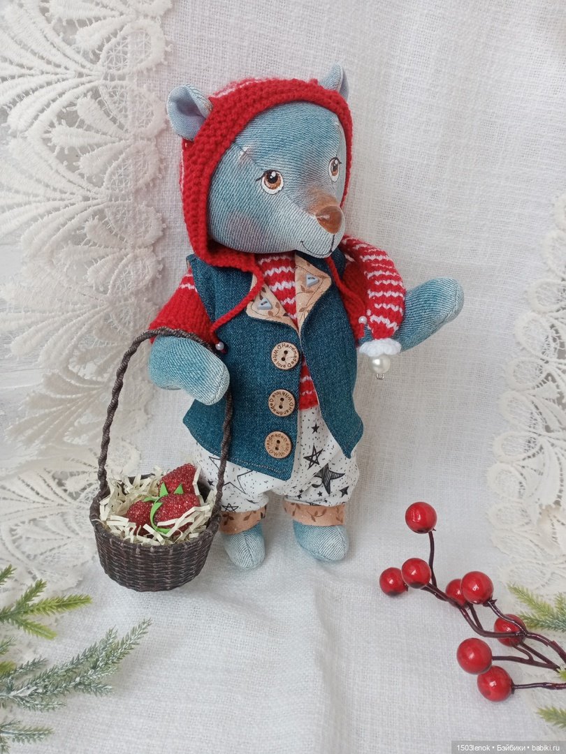 Себастьян — Авторские мишки Тедди и друзья: фото (фото 3)