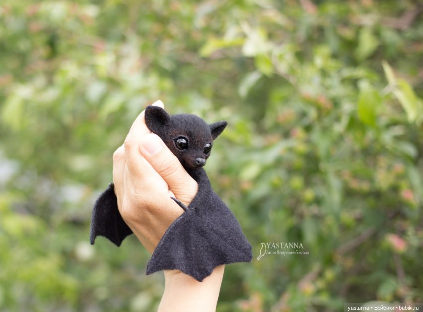 Летучий лисенок — Валяные игрушки из шерсти: сухое валяние (фото 2)