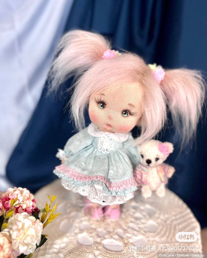 Интерьерная текстильная кукла (фото 2)