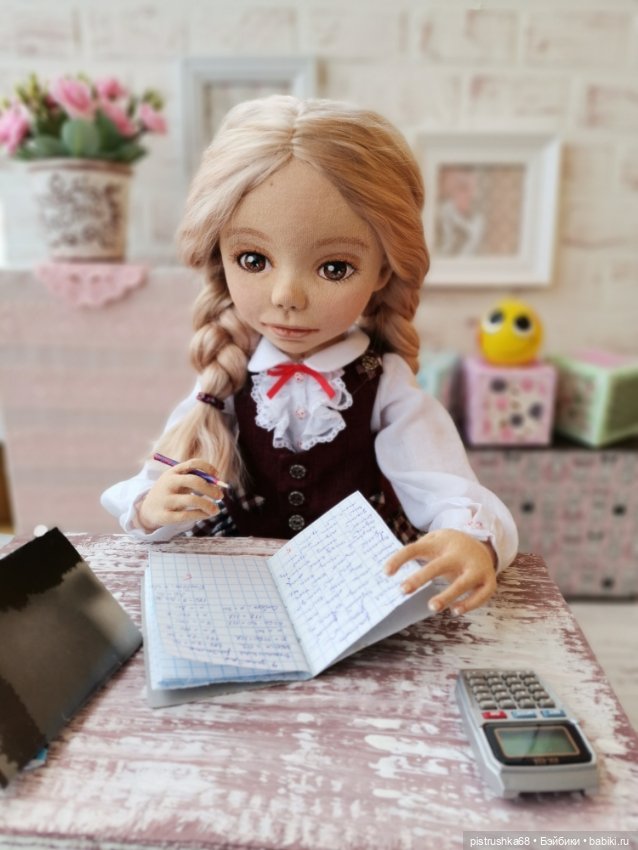 Школьные годы чудесные — Авторские текстильные куклы: Вальдорфские (фото 3)