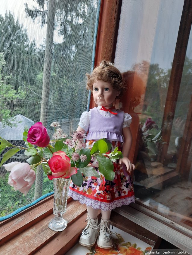 Сегодня хоть дождь и холодно,зато новое платье💃💗