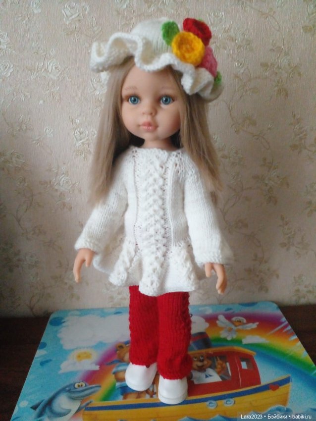Вязанный комплект — Одежда и обувь для кукол своими руками: фото