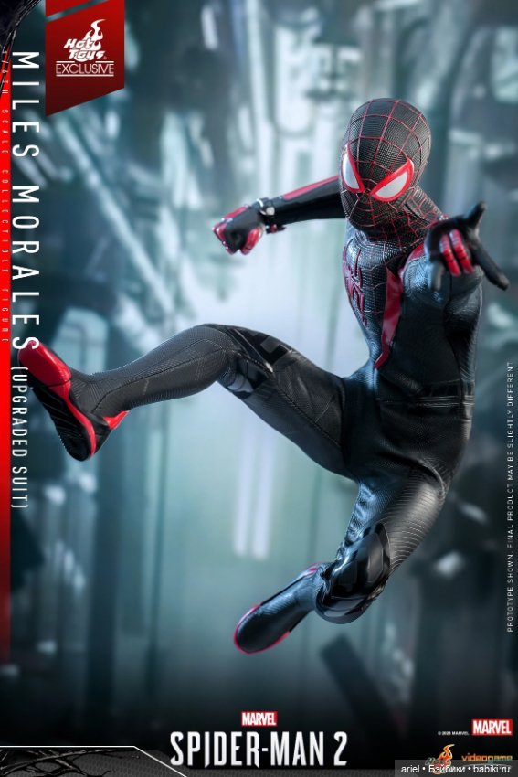 Hot Toys анонсировали эксклюзивную фигурку Майлза Моралеса (в обновлённом костюме) по мотивам игры "Marvel's Spider-Man 2" (фото 3)