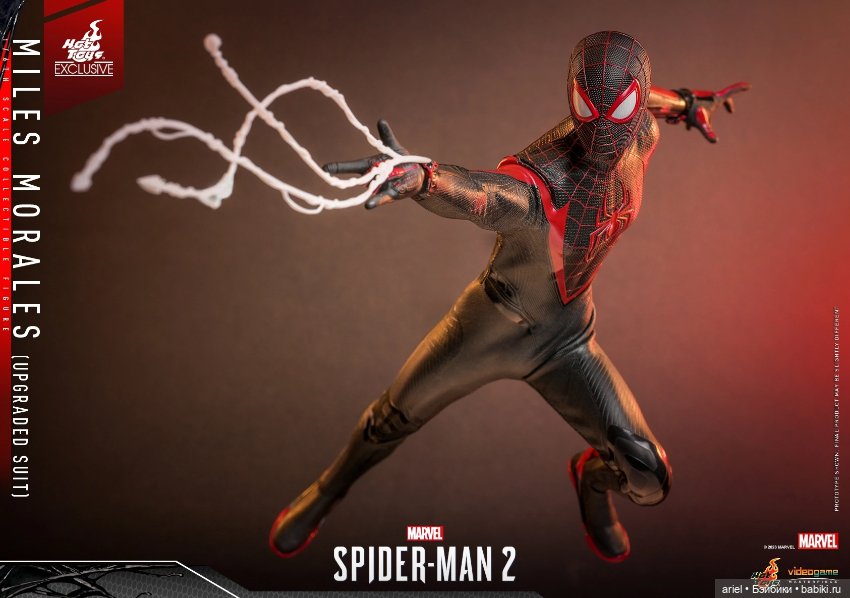 Hot Toys анонсировали эксклюзивную фигурку Майлза Моралеса (в обновлённом костюме) по мотивам игры "Marvel's Spider-Man 2" (фото 6)