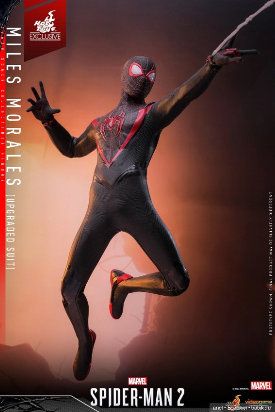 Hot Toys анонсировали эксклюзивную фигурку Майлза Моралеса (в обновлённом костюме) по мотивам игры "Marvel's Spider-Man 2" (фото 7)