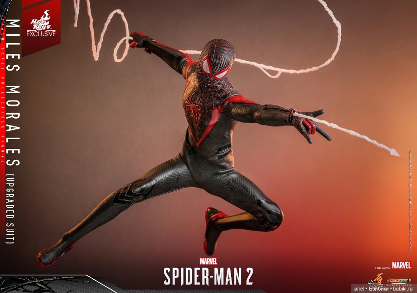 Hot Toys анонсировали эксклюзивную фигурку Майлза Моралеса (в обновлённом костюме) по мотивам игры "Marvel's Spider-Man 2" (фото 5)