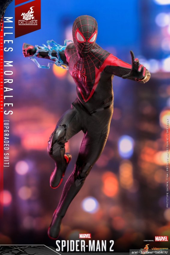 Hot Toys анонсировали эксклюзивную фигурку Майлза Моралеса (в обновлённом костюме) по мотивам игры "Marvel's Spider-Man 2" (фото 4)