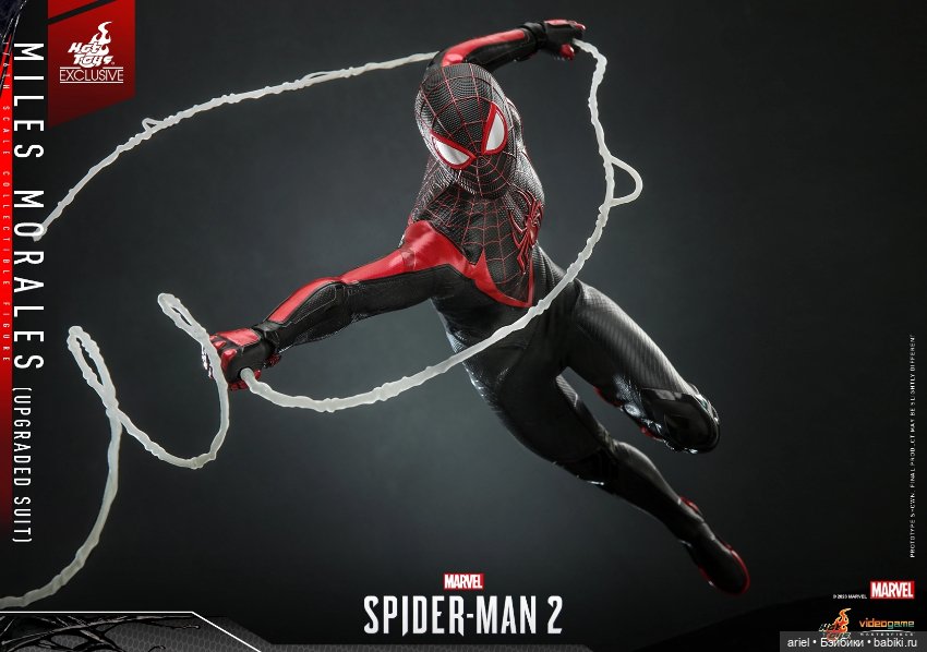 Hot Toys анонсировали эксклюзивную фигурку Майлза Моралеса (в обновлённом костюме) по мотивам игры "Marvel's Spider-Man 2" (фото 9)