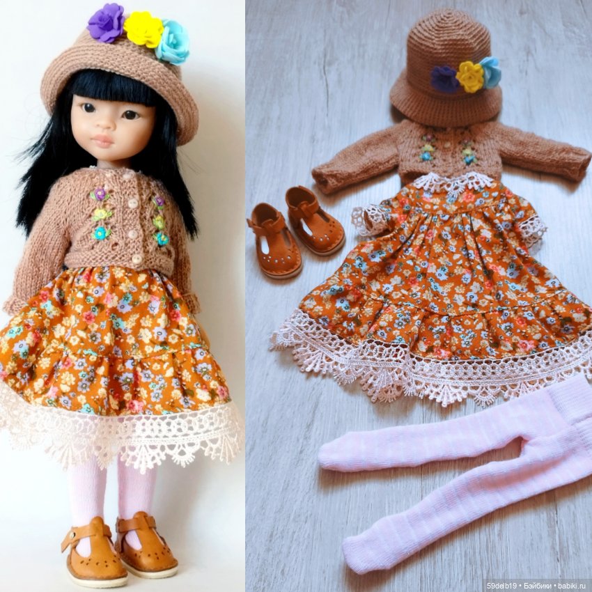 Платье для паолочки — Одежда и обувь для кукол своими руками: фото