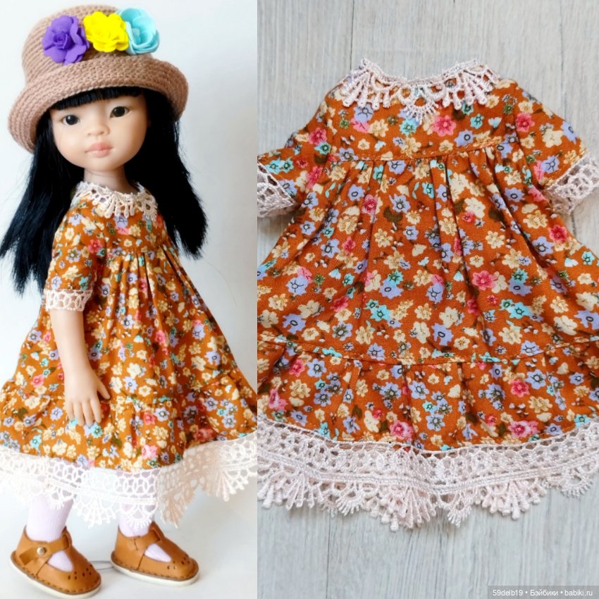 Платье для паолочки — Одежда и обувь для кукол своими руками: фото