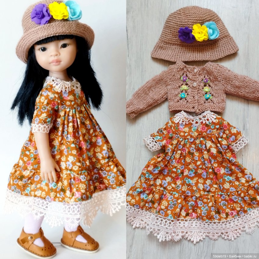 Платье для паолочки — Одежда и обувь для кукол своими руками: фото