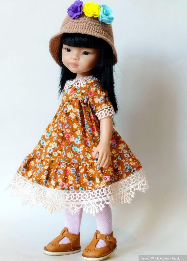Платье для паолочки — Одежда и обувь для кукол своими руками: фото (фото 9)