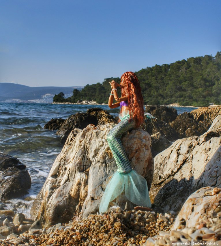 На побережье Эгейского моря. Русалочья фотосессия