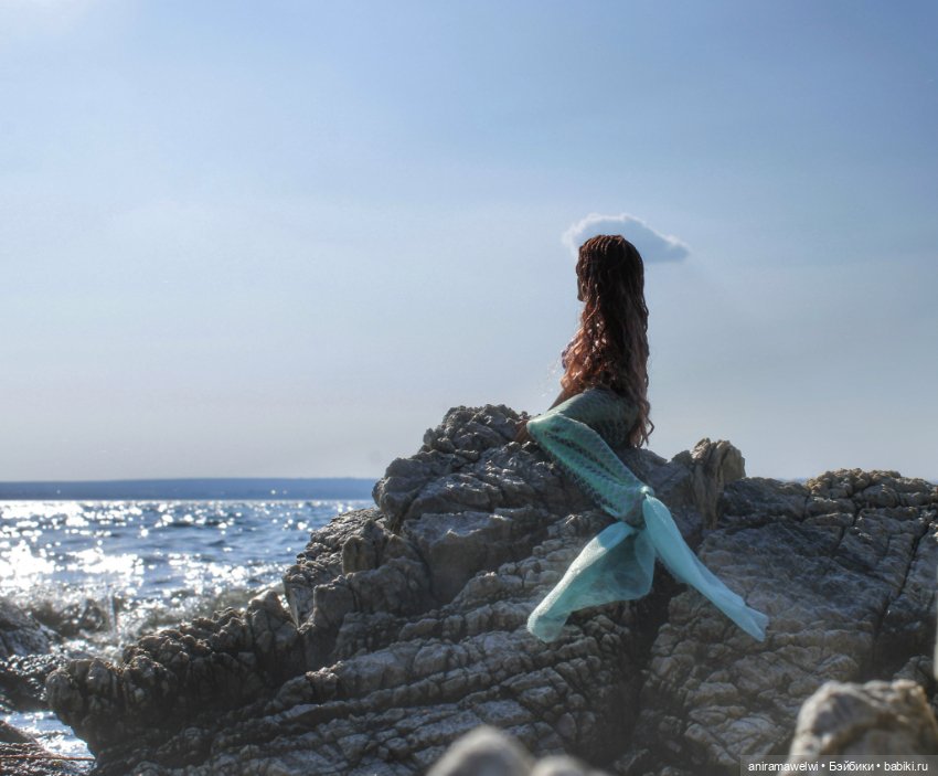 На побережье Эгейского моря. Русалочья фотосессия