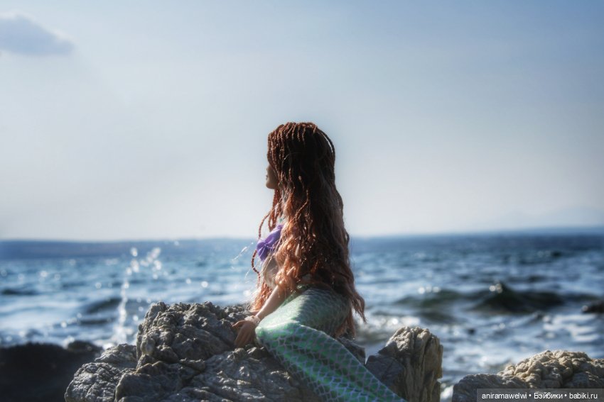 На побережье Эгейского моря. Русалочья фотосессия